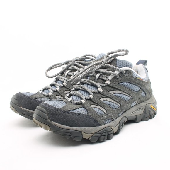 Merrell Shoes - Merrell Moab 2 Vent Hiking Shoe Smoke Gray/ Blue Size Women's 7 EUR 37.5